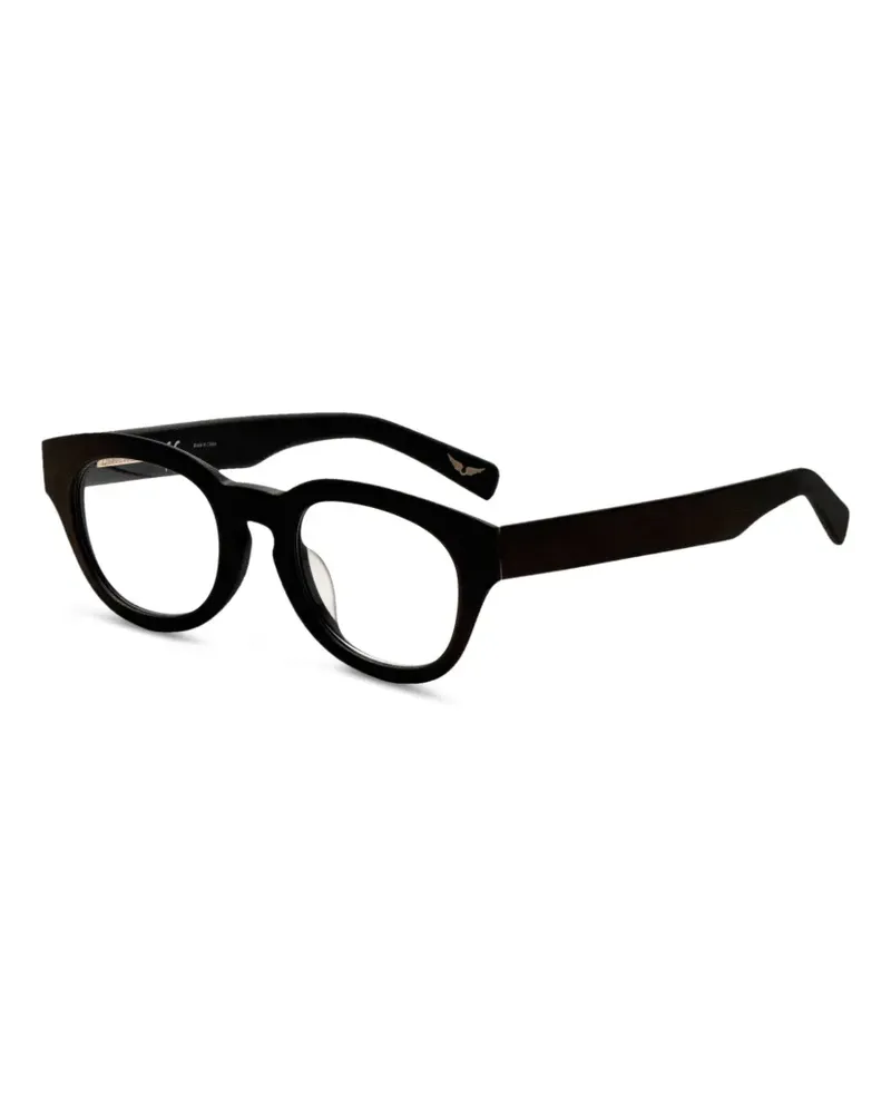 Zadig & Voltaire Brille mit rundem Gestell - Schwarz Schwarz