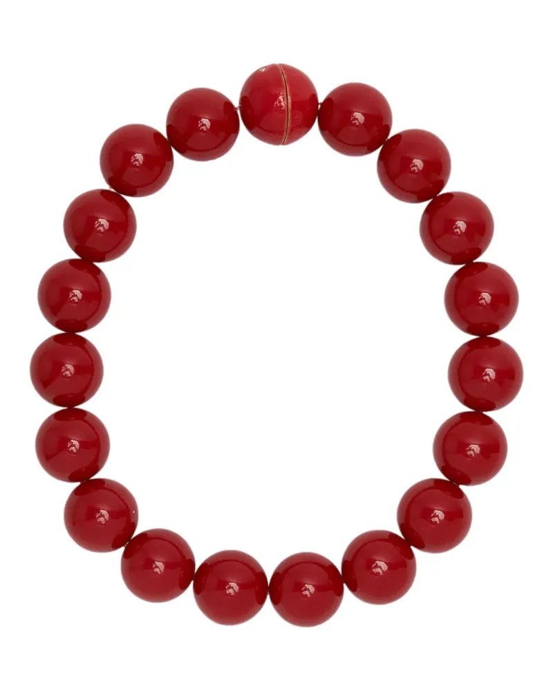 Carolina Herrera New York bead-embellished necklace - Rot Rot