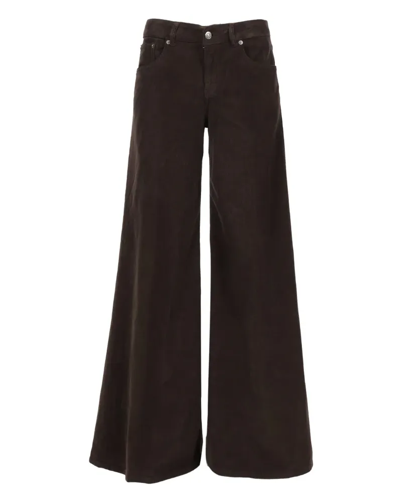 Dondup Marlen corduroy wide-leg jeans - Braun Braun