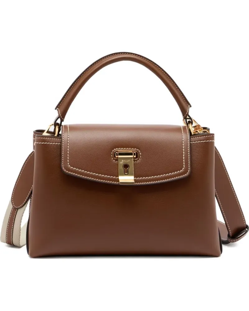 Bally Kleiner Lock Me Tote Bag - Braun Braun