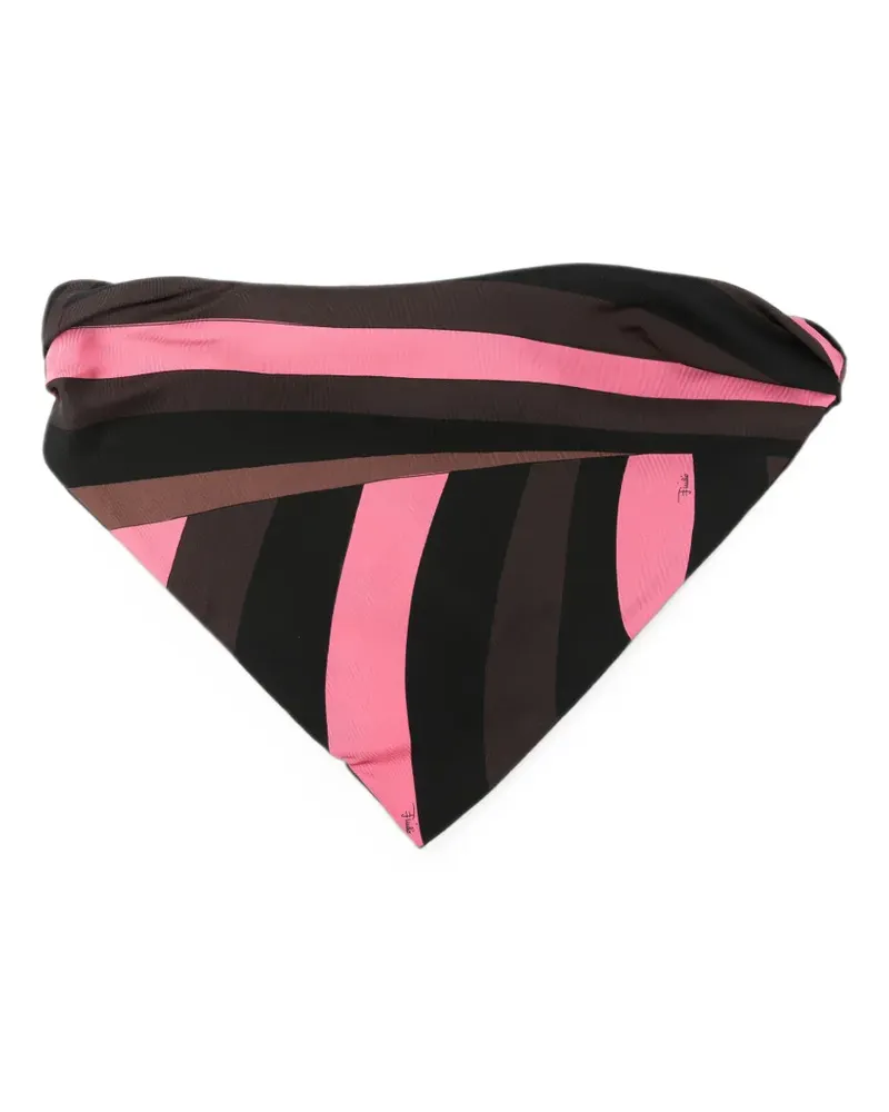 Emilio Pucci Haarband mit geometrischem Print - Schwarz Schwarz