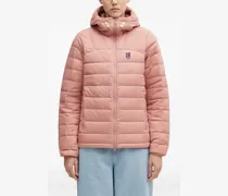 Gefütterte Jacke mit Logo - Rosa