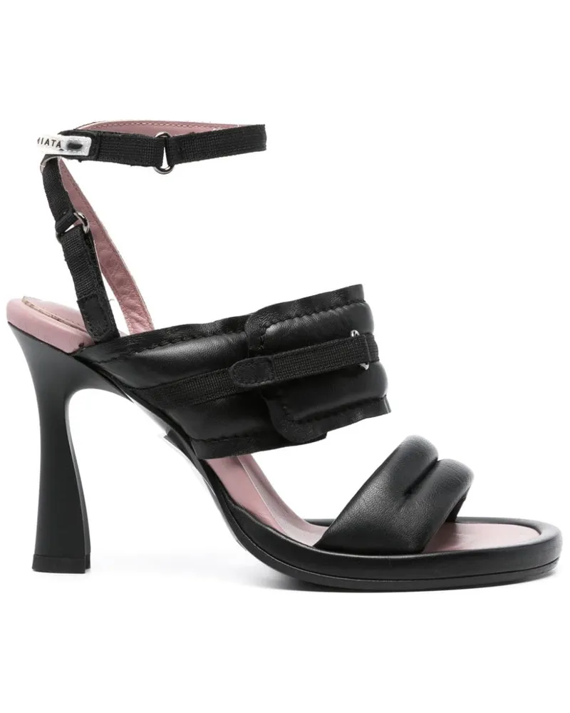 Premiata Gepolsterte Sandalen 100mm - Schwarz Schwarz