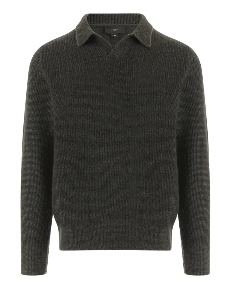 Vince Klassischer Kaschmirpullover - Grün Grün