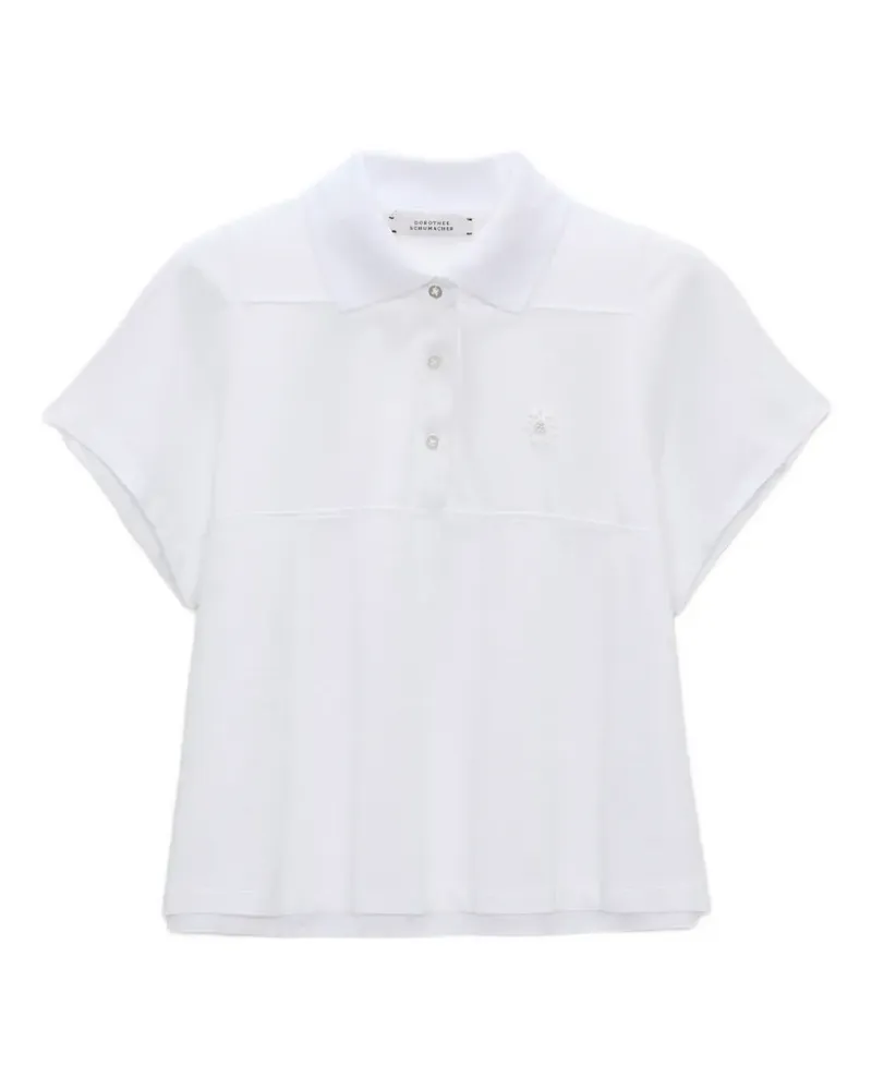 Dorothee Schumacher Sporty Romance polo shirt - Weiß Weiß