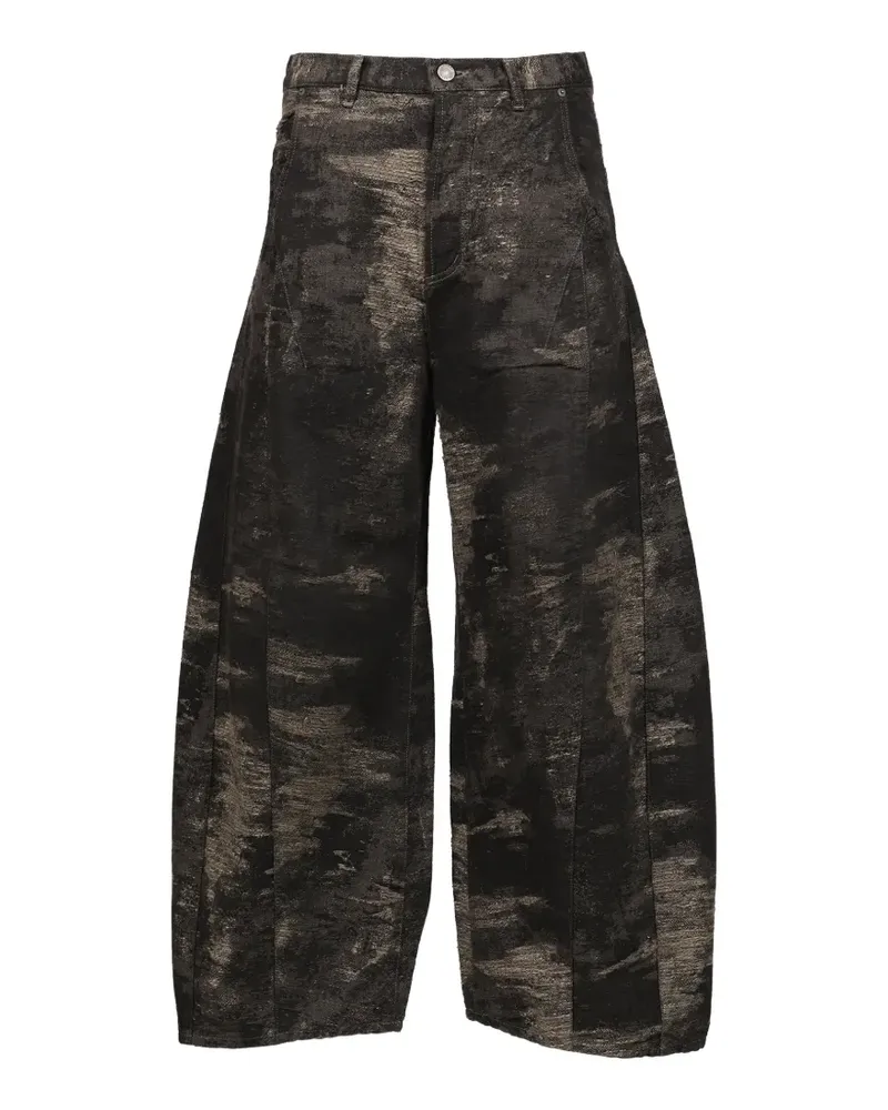 TAAKK Jeans mit Jacquardmuster - Schwarz Schwarz