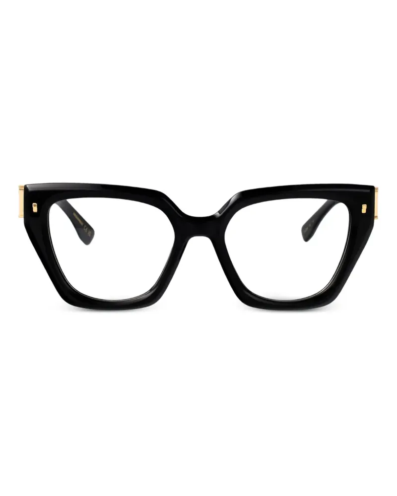 Dsquared2 geometric-frame glasses - Schwarz Schwarz