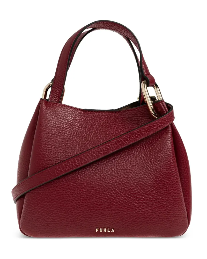 Furla Nuvola grainy leather tote bag - Rot Rot