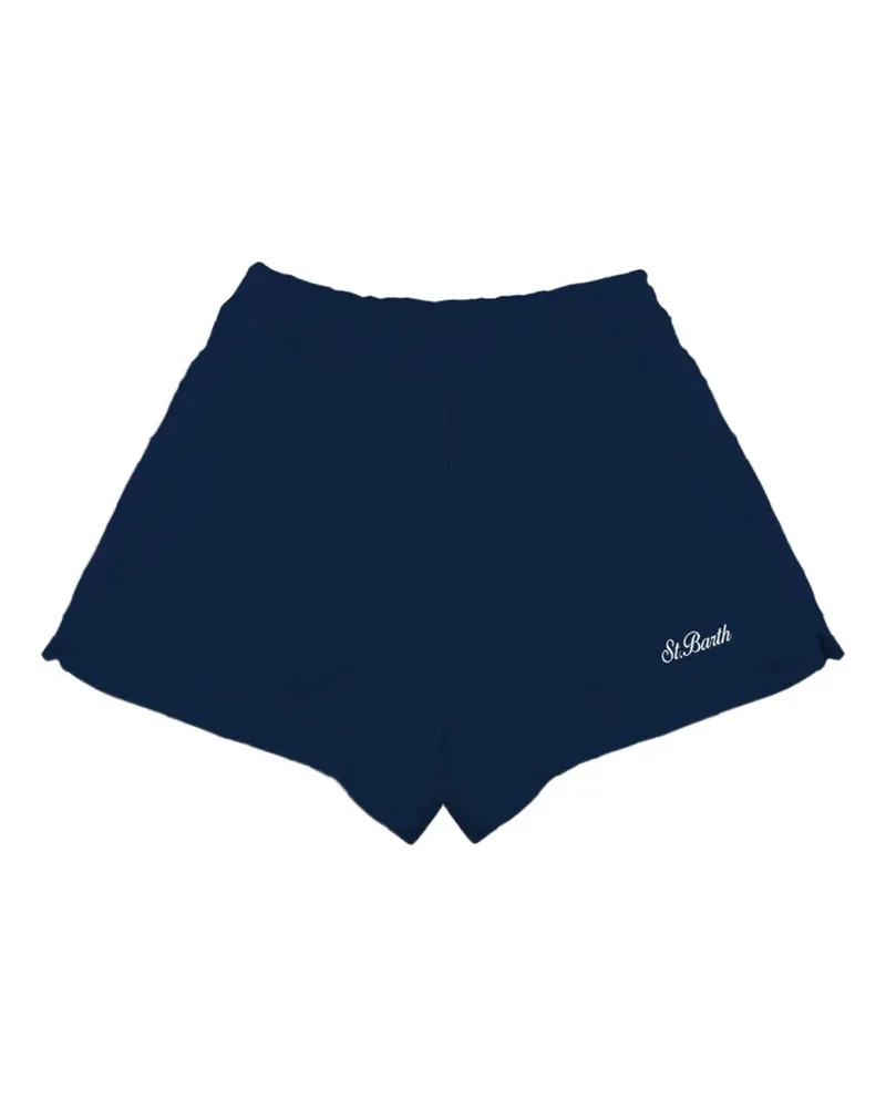 MC2 Saint Barth Cate Shorts mit Logo - Blau Blau