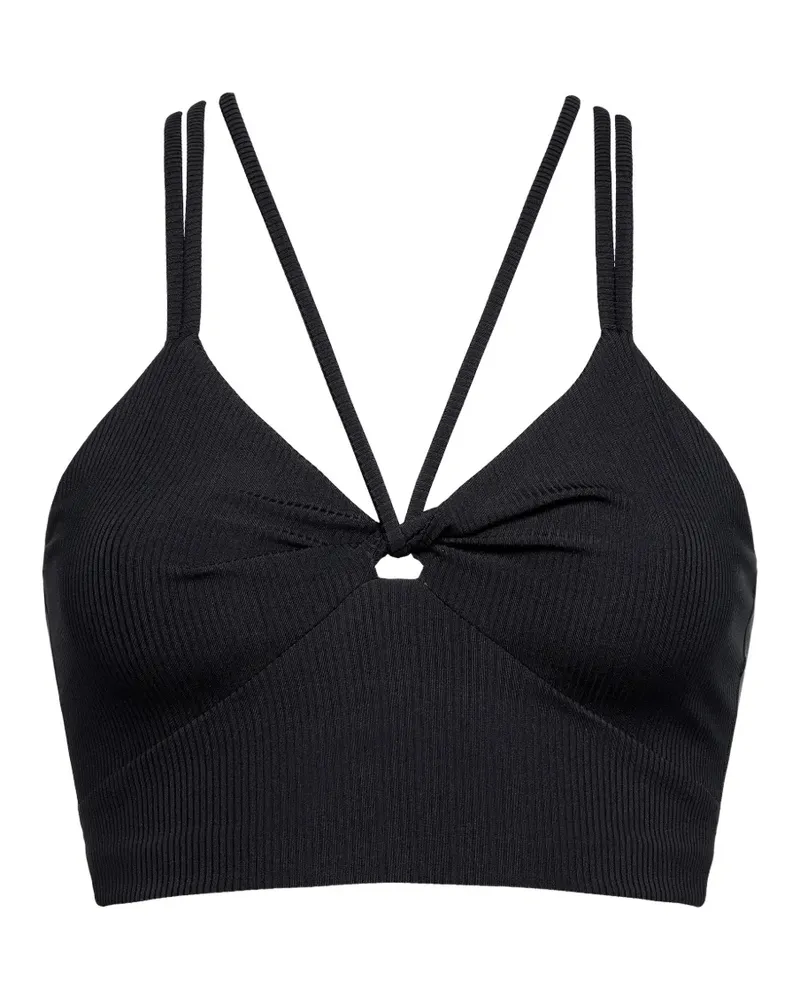 Eres Gerippter Danica Sport-BH - Schwarz Schwarz