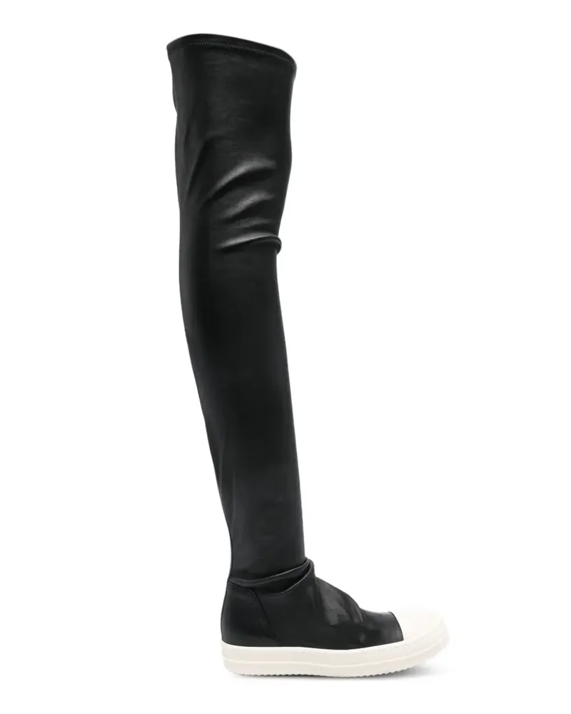 Rick Owens Overknee-Stiefel - Schwarz Schwarz