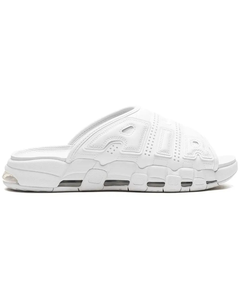 Nike Air More Uptempo Pantoletten - Weiß Weiß