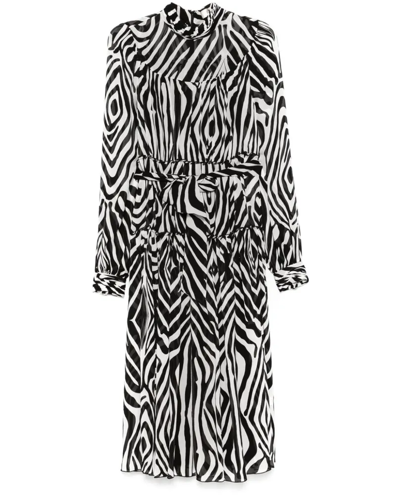 Diane von Furstenberg Kent Midikleid - Schwarz Schwarz
