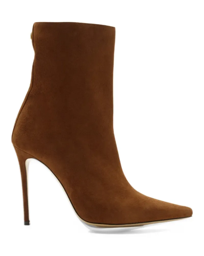 Andrea Wazen Valentina suede ankle boots - Braun Braun