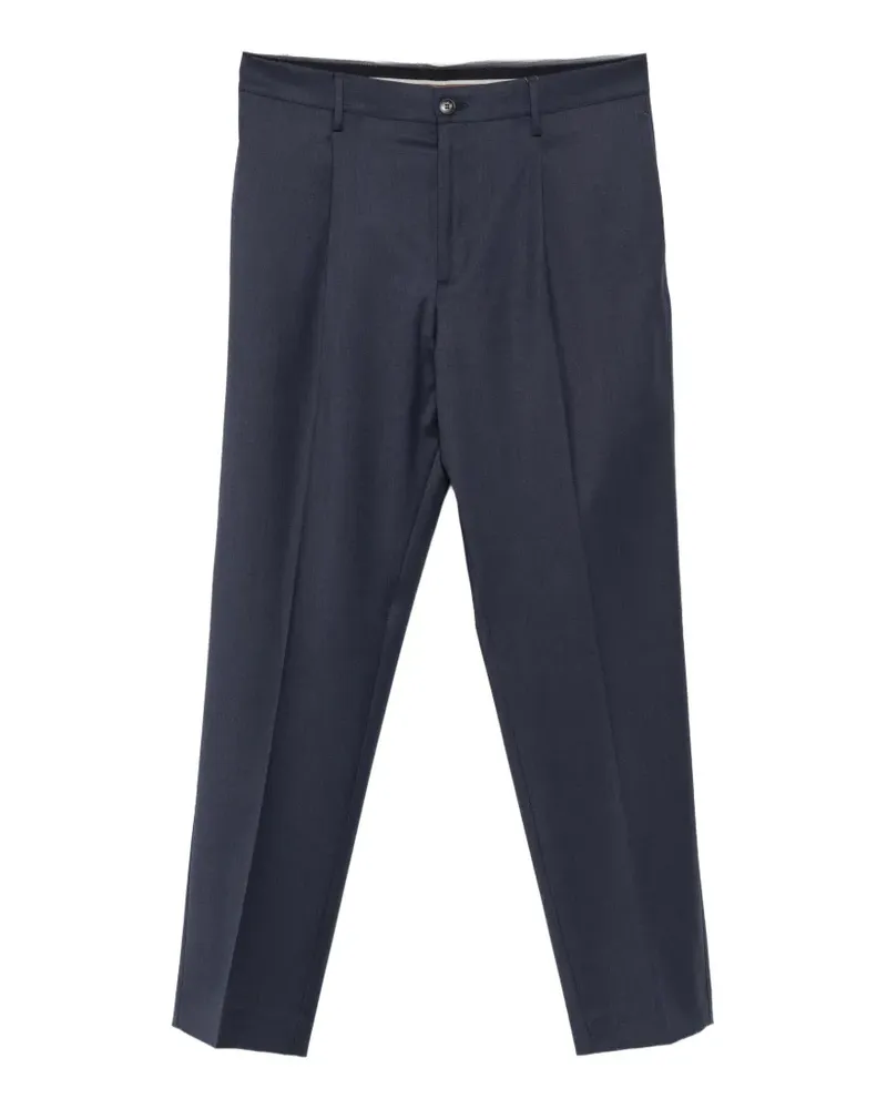 Canali pleated tailored trousers - Blau Blau