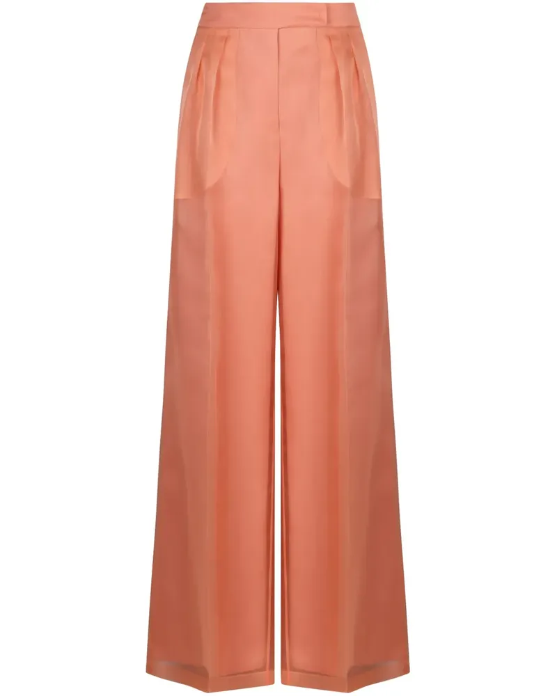 Max Mara Hose aus Seide - Rosa Rosa
