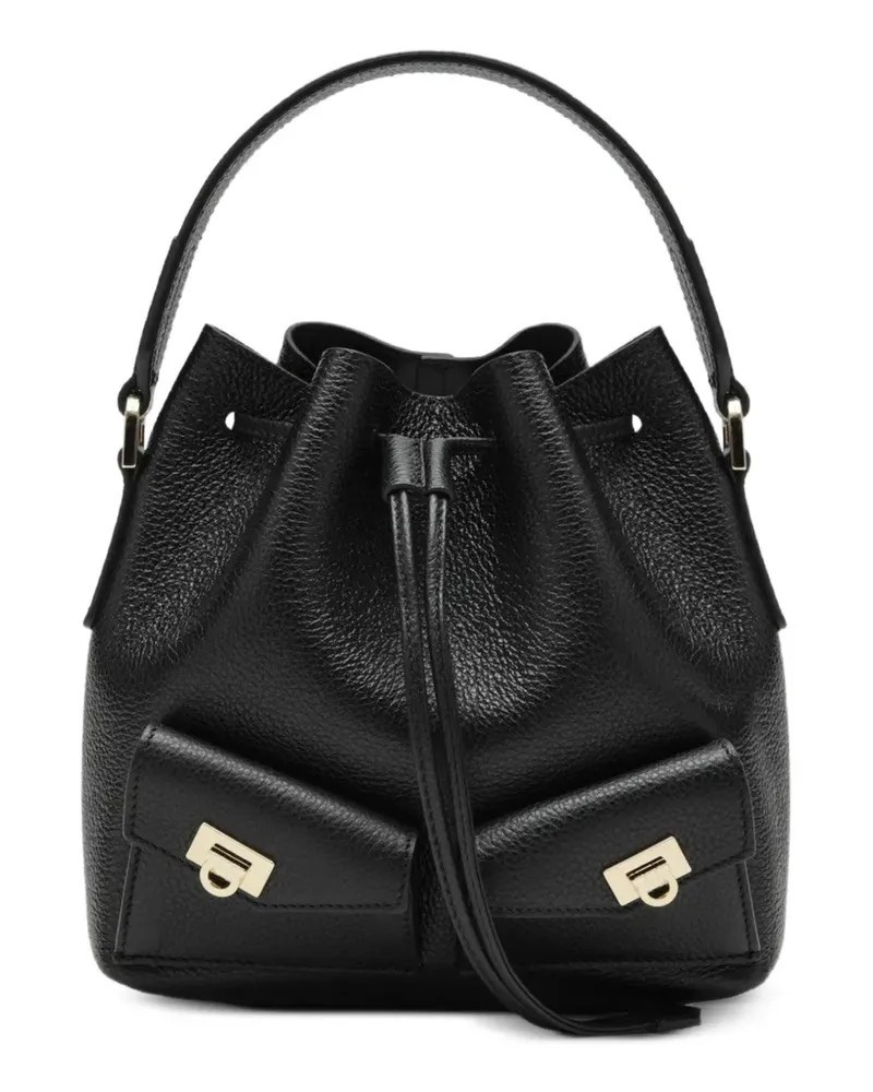 Ferragamo Beuteltasche mit Henkel - Schwarz Schwarz