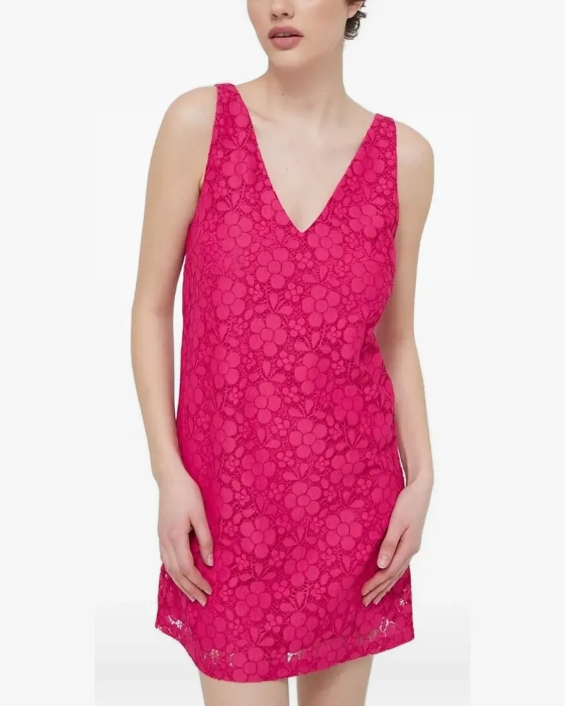 Desigual Geblümtes Minikleid - Rosa Rosa