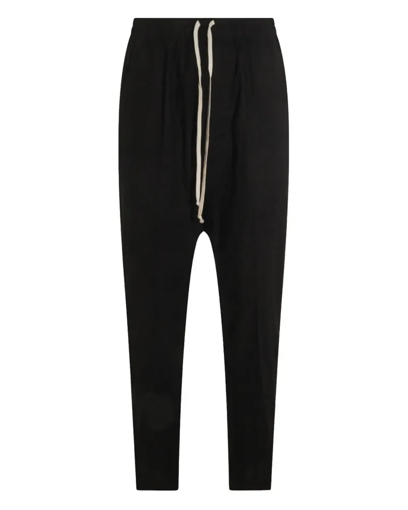 Rick Owens Hose mit Kordelzug - Schwarz Schwarz