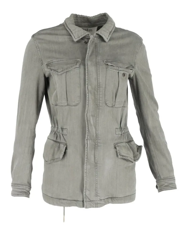 ba&sh Utility cotton jacket - Grau Grau