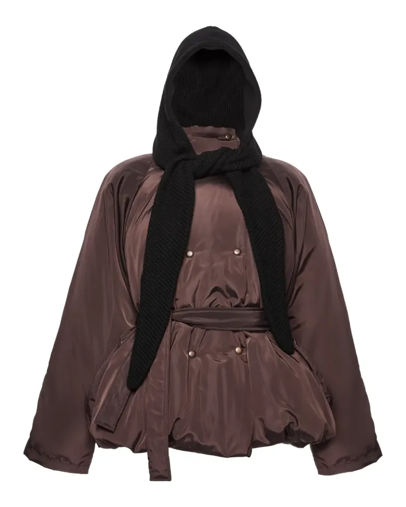 Magda Butrym Bomberjacke mit Gürtel - Braun Braun