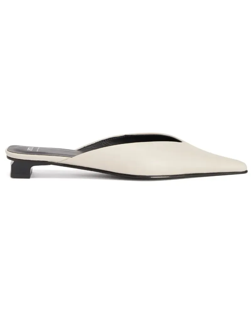 AMI Paris Mules mit spitzer Kappe - Nude Nude
