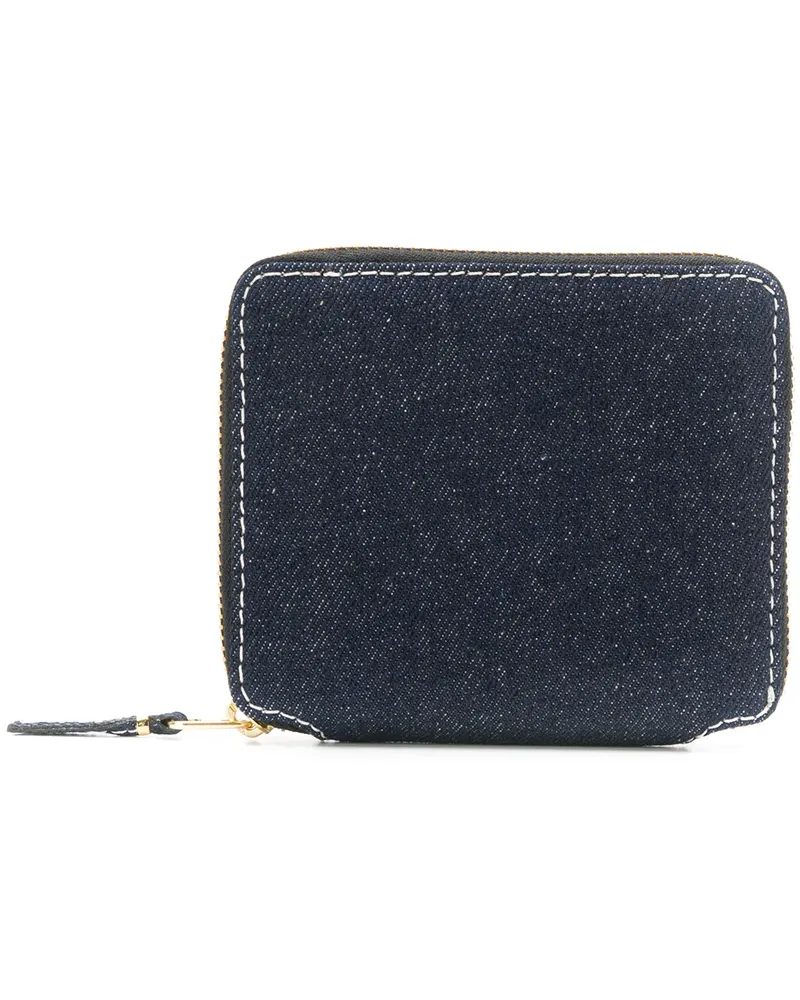 Comme des Garçons Portemonnaie aus Denim - Blau Blau