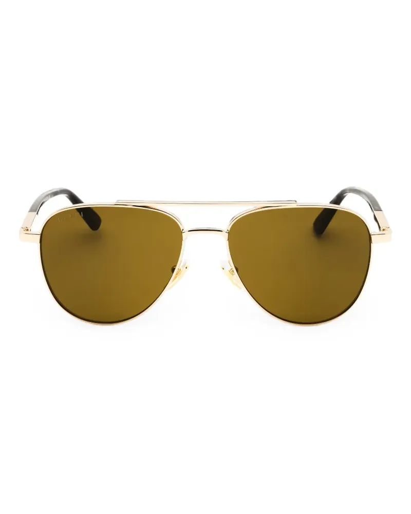Gucci GG1962S pilot-frame sunglasses - Gold Gold