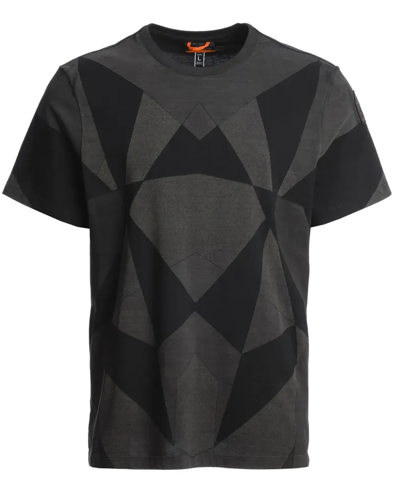 Parajumpers T-Shirt mit geometrischem Muster - Grau Grau