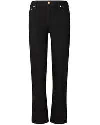 Tory Burch Ausgestellte Cropped-Jeans Schwarz