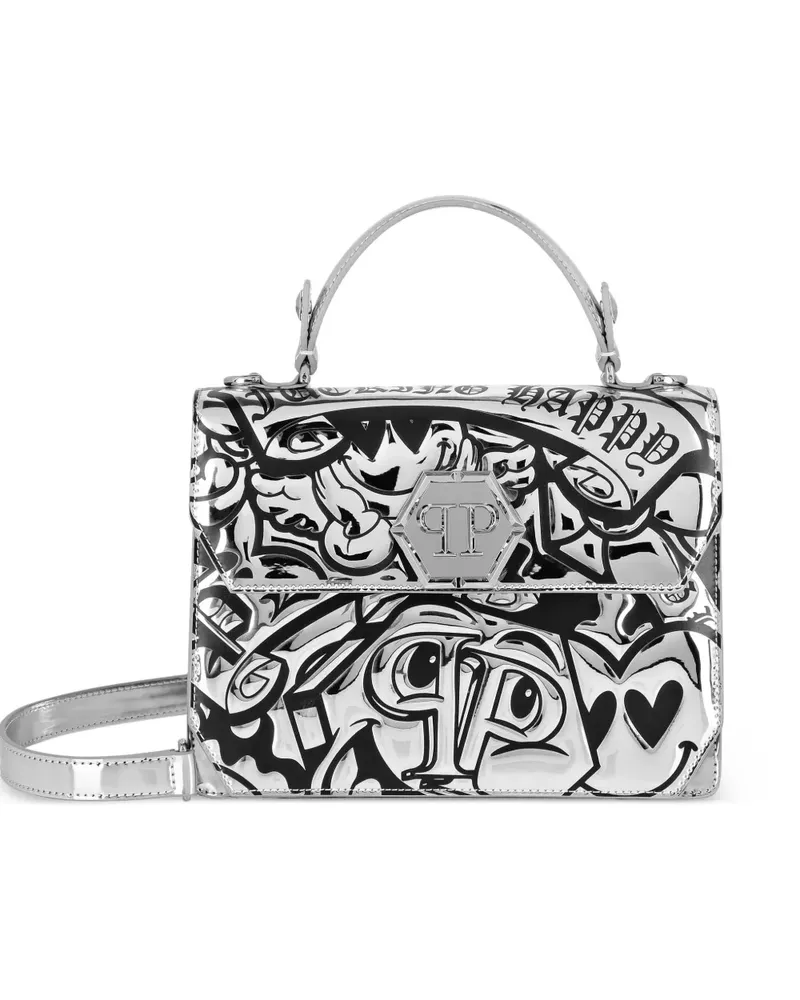 Philipp Plein Mirror Tote Bag - Silber Silber