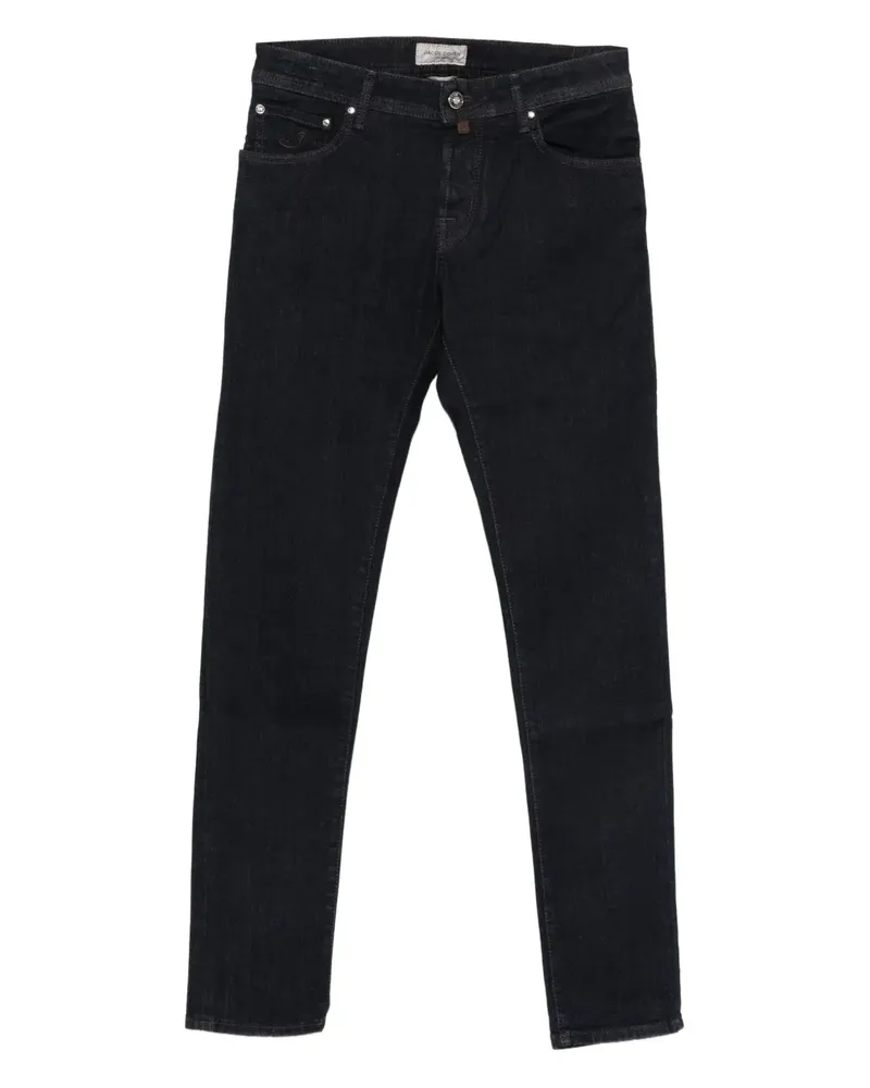 Jacob Cohën Jeans mit verziertem Detail - Blau Blau