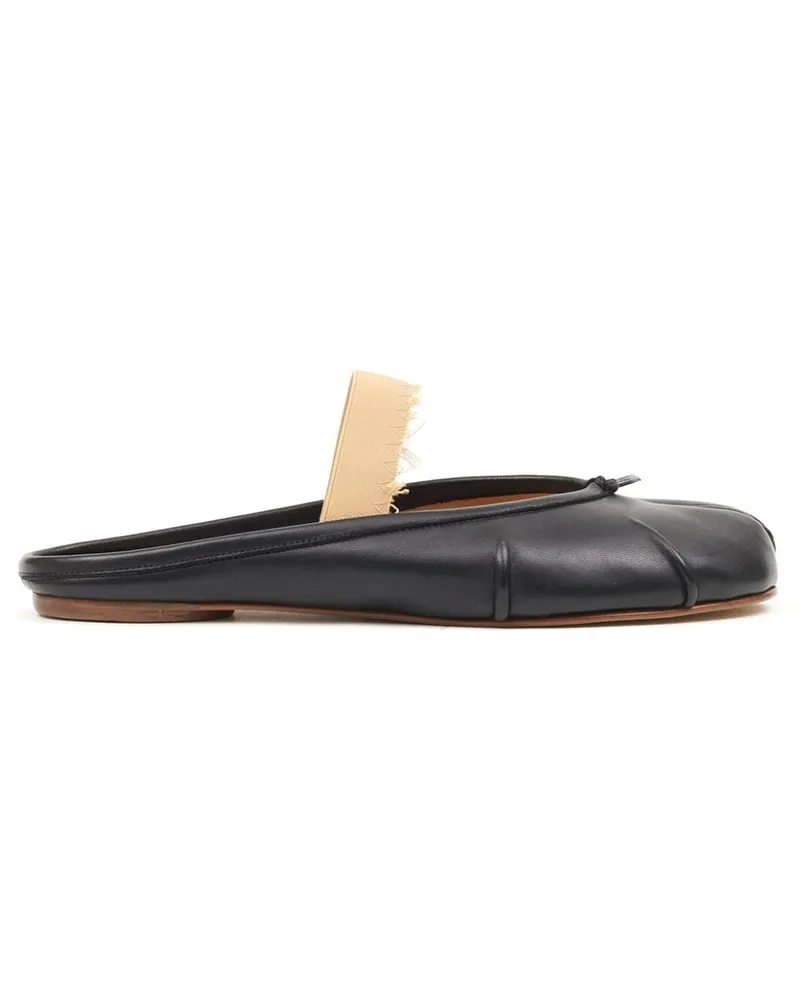 Maison Margiela Tabi Ballerina-Mules - Schwarz Schwarz