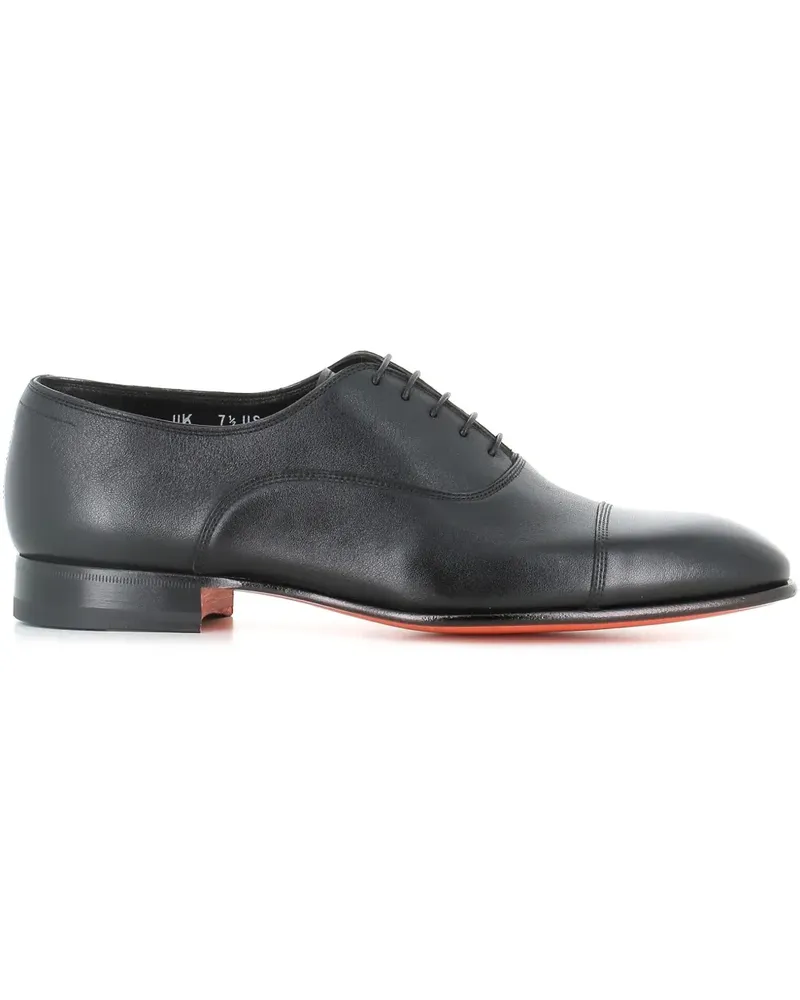 Santoni Oxford-Schuhe aus Leder - Schwarz Schwarz