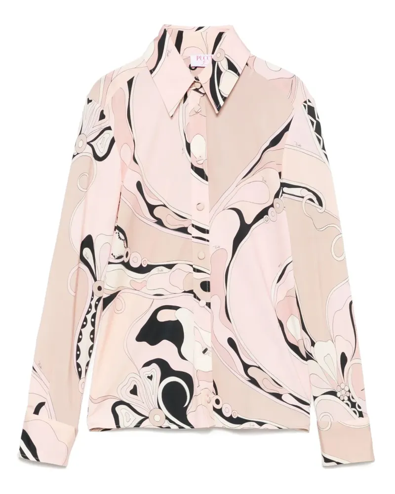 Emilio Pucci Hemd mit Orchidee-Print - Nude Nude