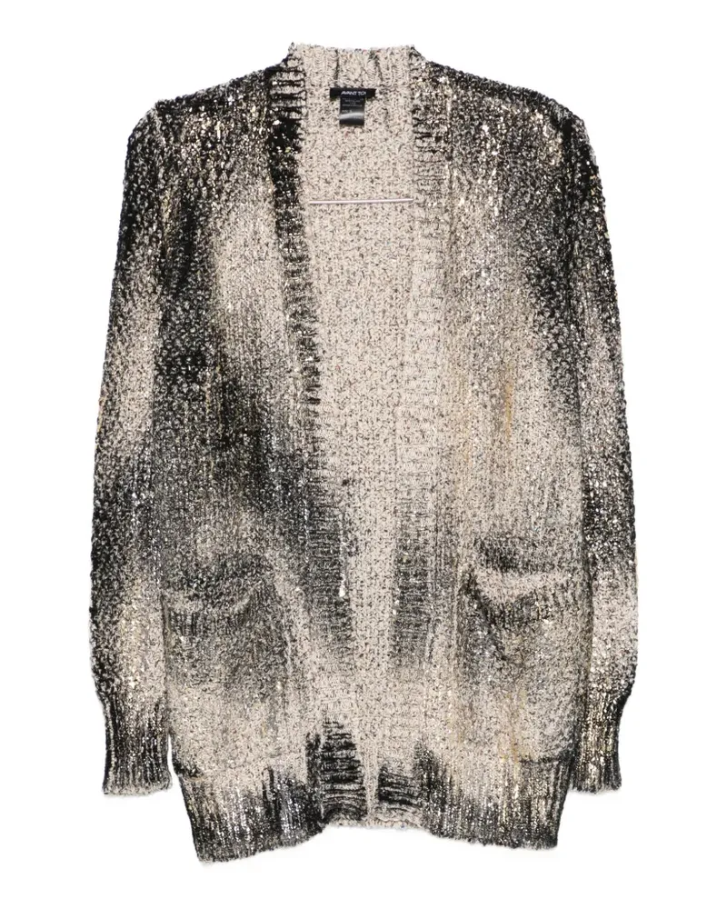 Avant Toi sequin pocket cardigan - Nude Nude