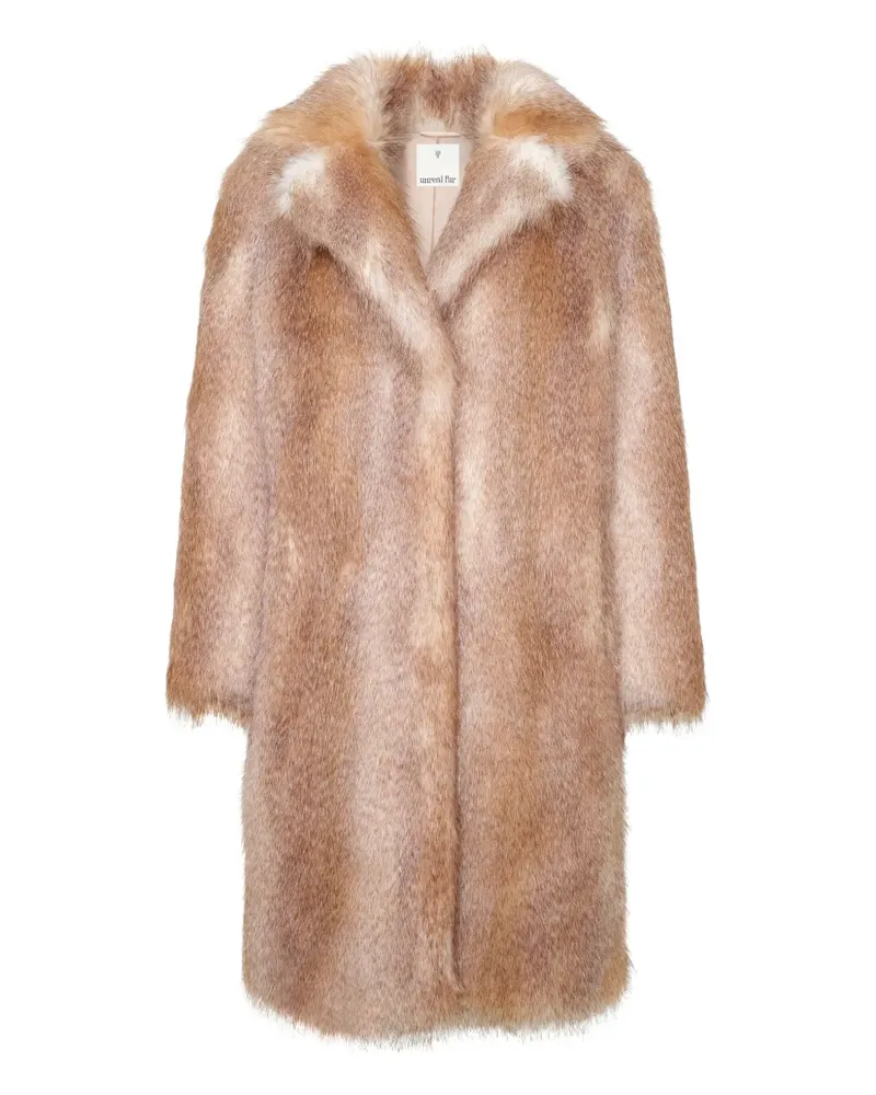 UNREAL FUR Pioneer Mantel - Braun Braun