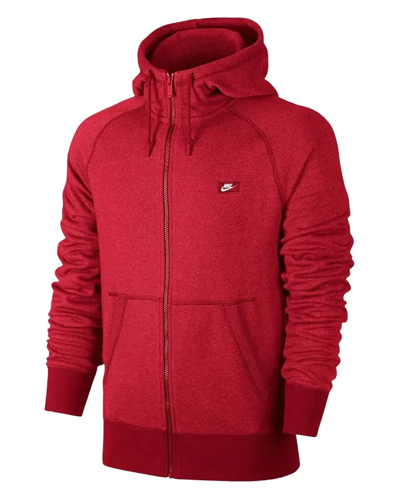 Nike Shoebox Hoodie mit Reißverschluss - Rot Rot