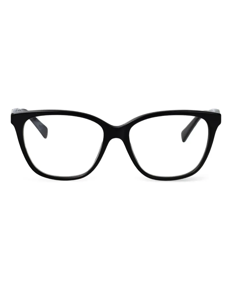 Longchamp logo-plaque glasses - Schwarz Schwarz