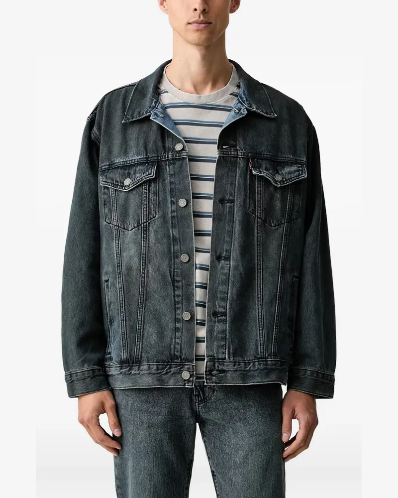 Levi's Relaxed Trucker faded denim jacket - Grau Grau