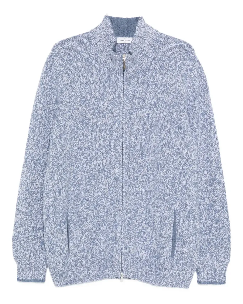 Gran Sasso Melierter Cardigan - Blau Blau