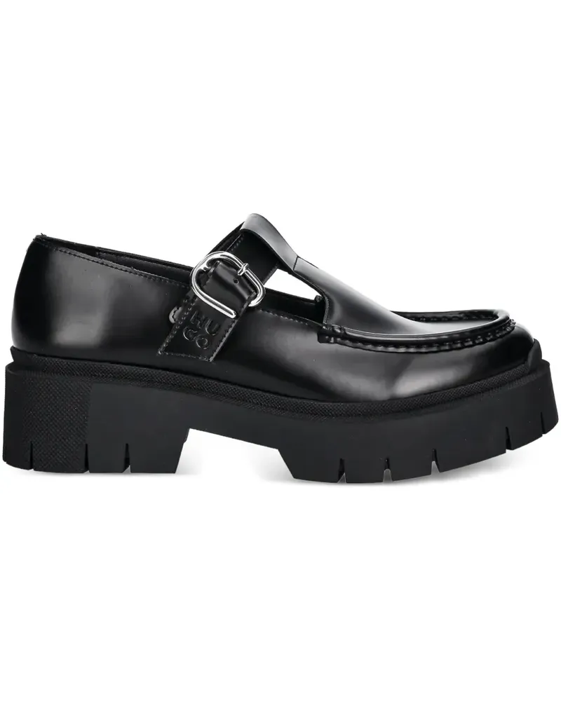HUGO BOSS Loafer mit Plateau - Schwarz Schwarz
