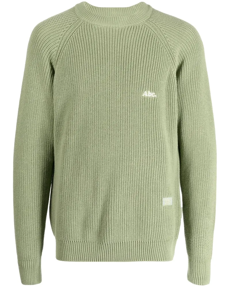 Abc. Pullover mit Logo-Stickerei - Grün Grün