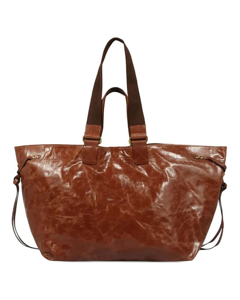 Isabel Marant Großer Wardy Tote Bag mit Doppelhenkel - Braun Braun