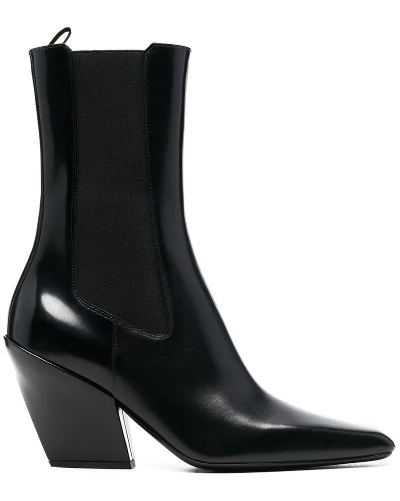 Prada Stiefel mit Design-Absatz 95mm - Schwarz Schwarz