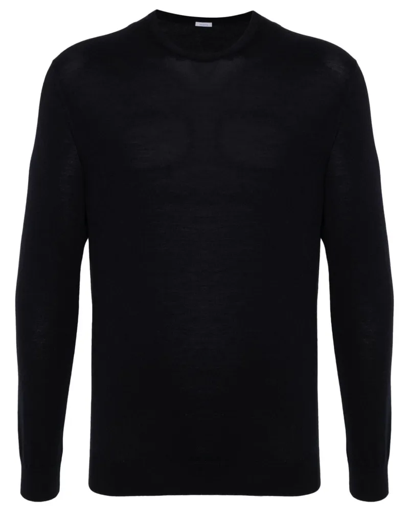 Malo Klassischer Pullover - Blau Blau
