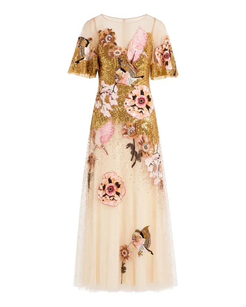 Temperley London Petal Abendkleid - Nude Nude