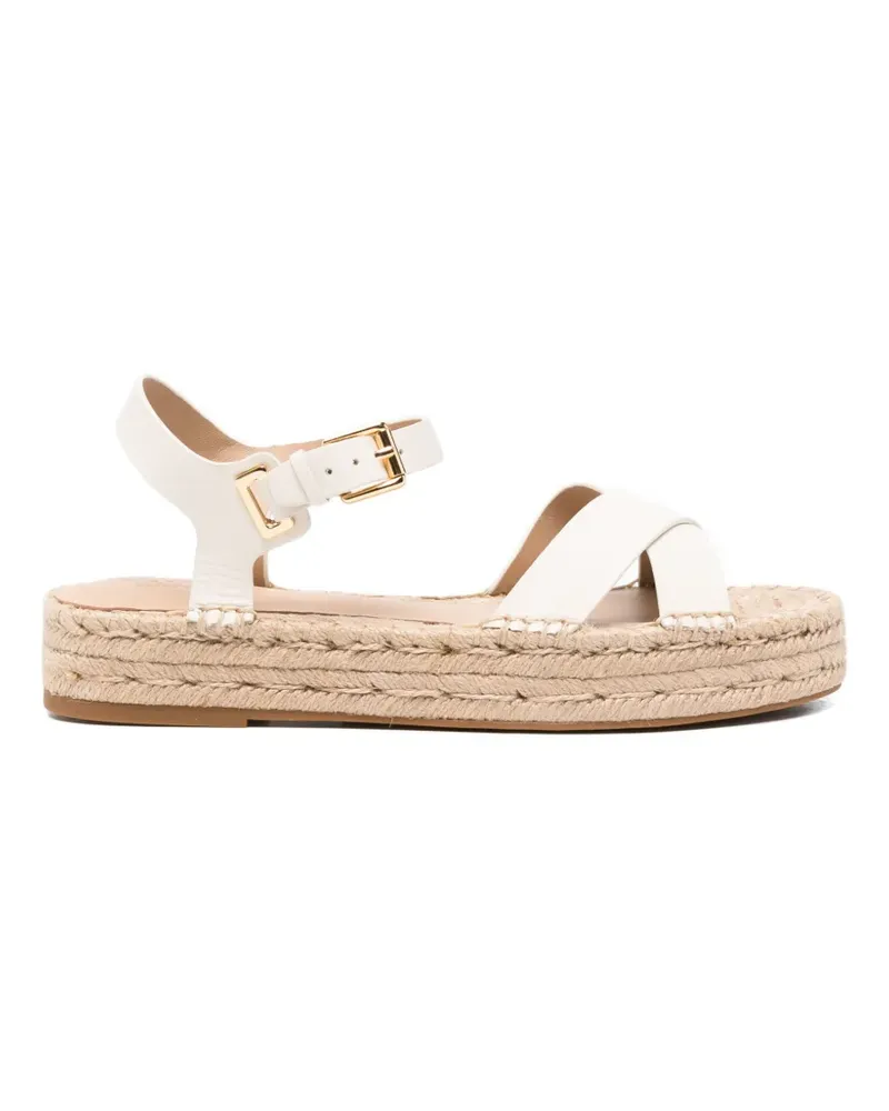 Ralph Lauren cross-strap espadrilles - Nude Nude