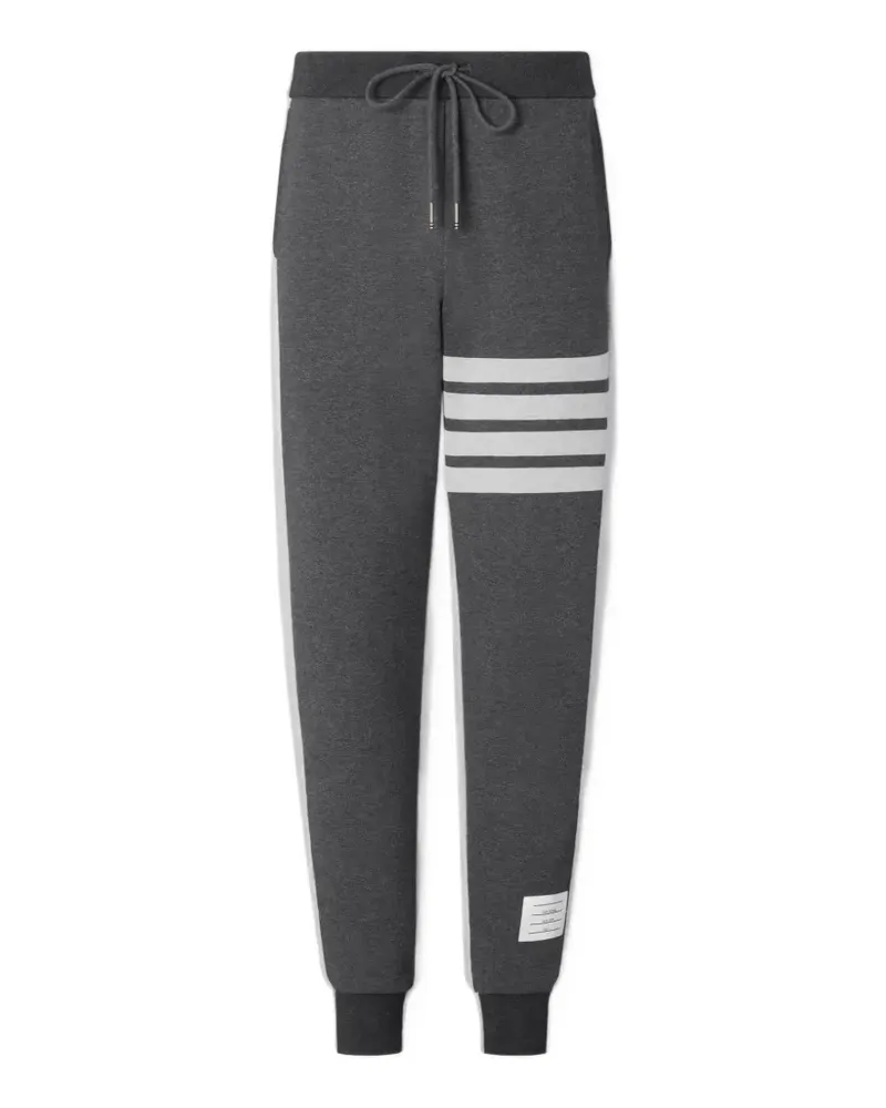 Thom Browne Jogginghose in Colour-Block-Optik - Grau Grau