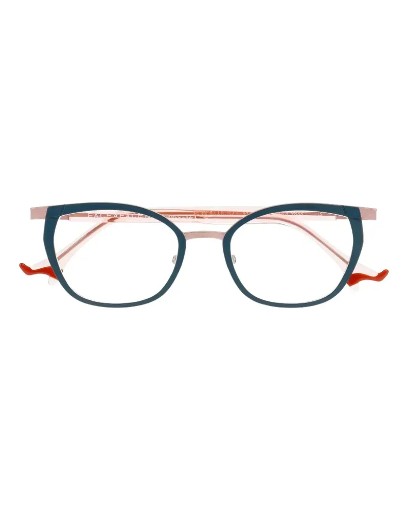 Face à Face Bocca Cocto Brille mit geometrischem Gestell - Blau Blau